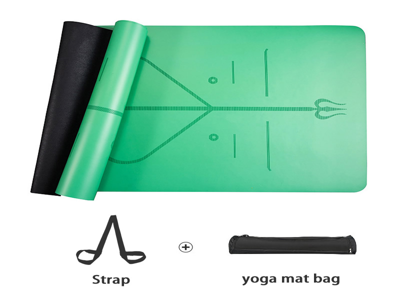 Custom Design PU Top Rubber Mats Yoga Manufacturer